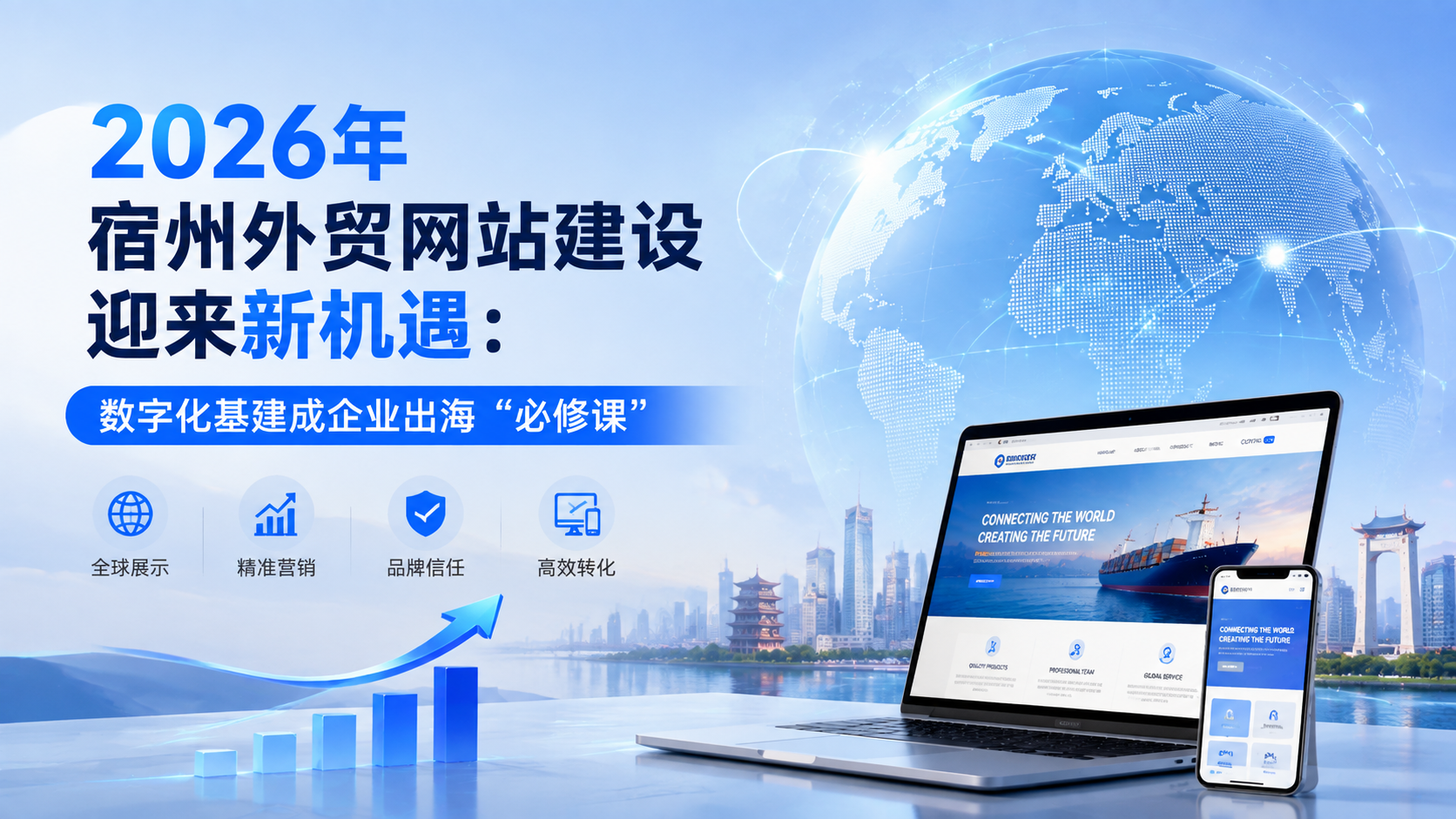 2026年宿州外贸网站建设迎来新机遇：数字化基建成企业出海“必修课”